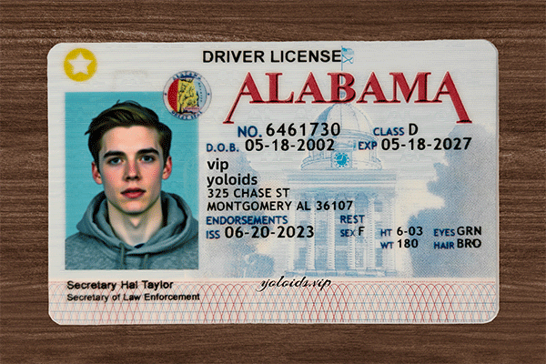 Alabama Fake Dirvers Licence