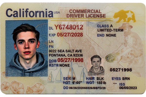 California Scannable CDL