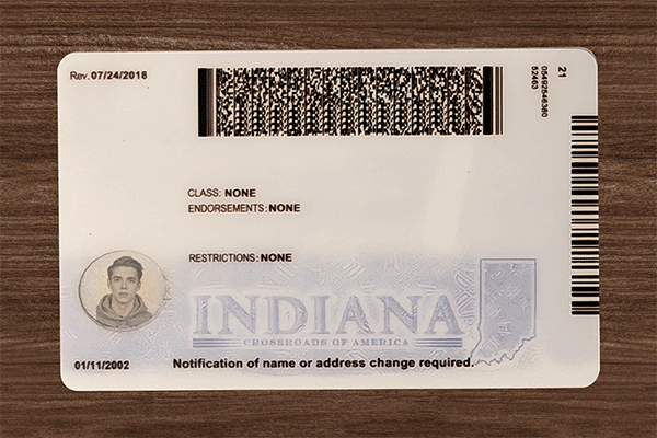 Indiana Fake IDs