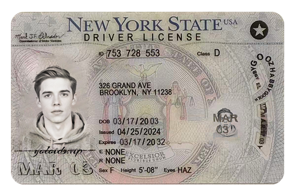 New York Fake Dirvers Licence (2025 Version)