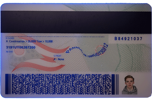 Ohio Scannable CDL