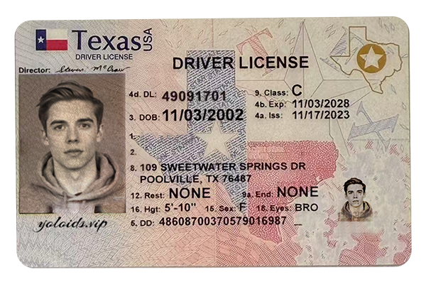 Texas Fake Dirvers Licence (upgrade version)