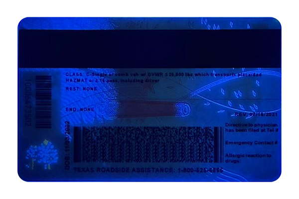 Texas Fake Dirvers Licence (2025 version)